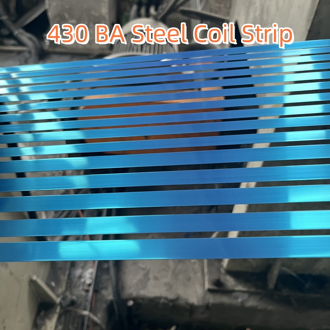 430 Stainless Steel Coil DIN1.4016 SS430 Coil Strip 0.8*20mm BA Surface For Food Project
