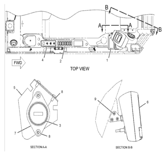 1636701 163-6701 Control Panel Excavator Monitor Fitting For 312C 312C L 315C 318C 319C