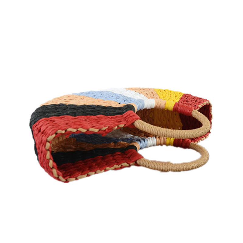 Simple Retro Straw Woven Bag Leisure Multifunctional Portable For Women