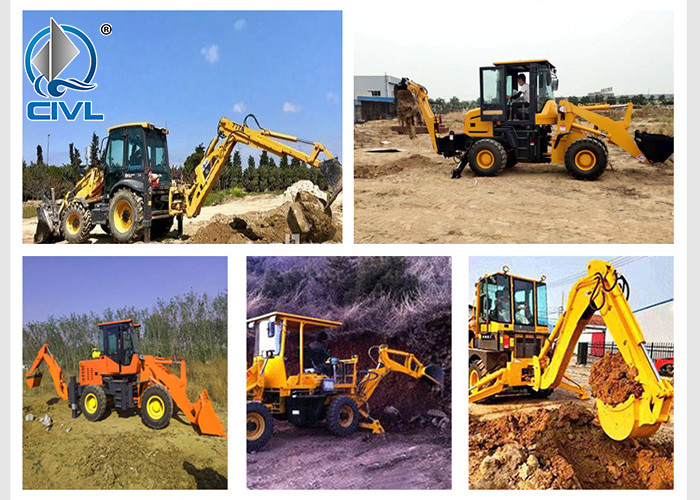 Backhoe Loader / Small Utility Loader Excavator 5.4tons 76kw