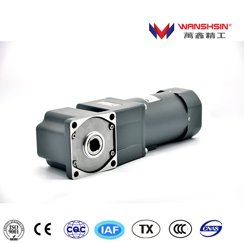 Right Angle Hollow Shaft Micro Gear Motor Input Speed 1300 - 1600rpm