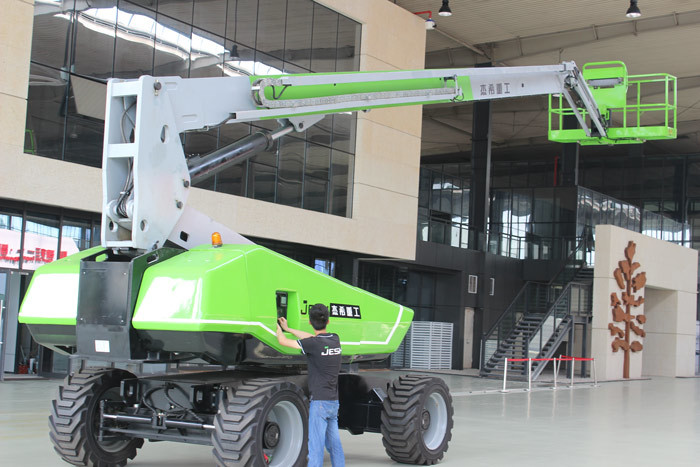 MEWPs Max.lifting height 27m 88ft telescopic boom lift with 500 KG capacity for outdoor