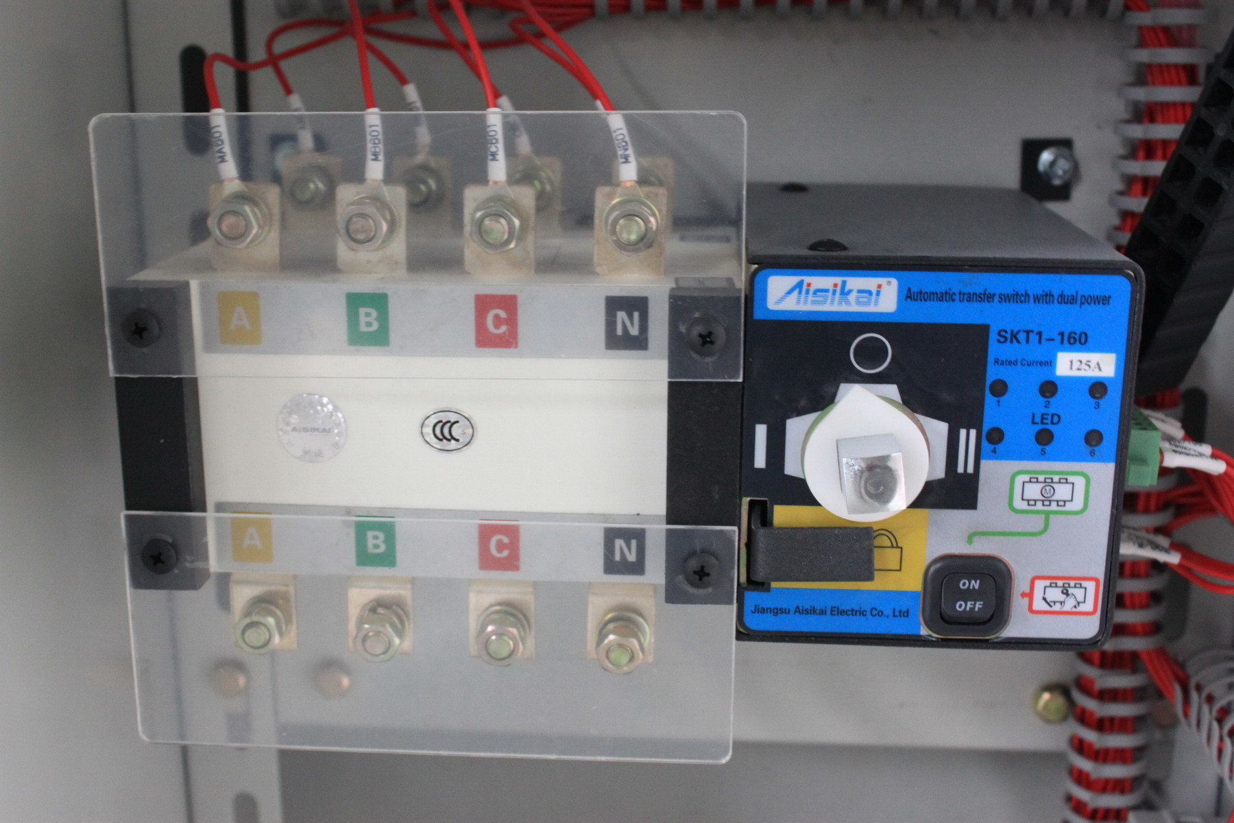 2500A ATS 3 Phase Automatic Changeover Switch For Inverter 480V