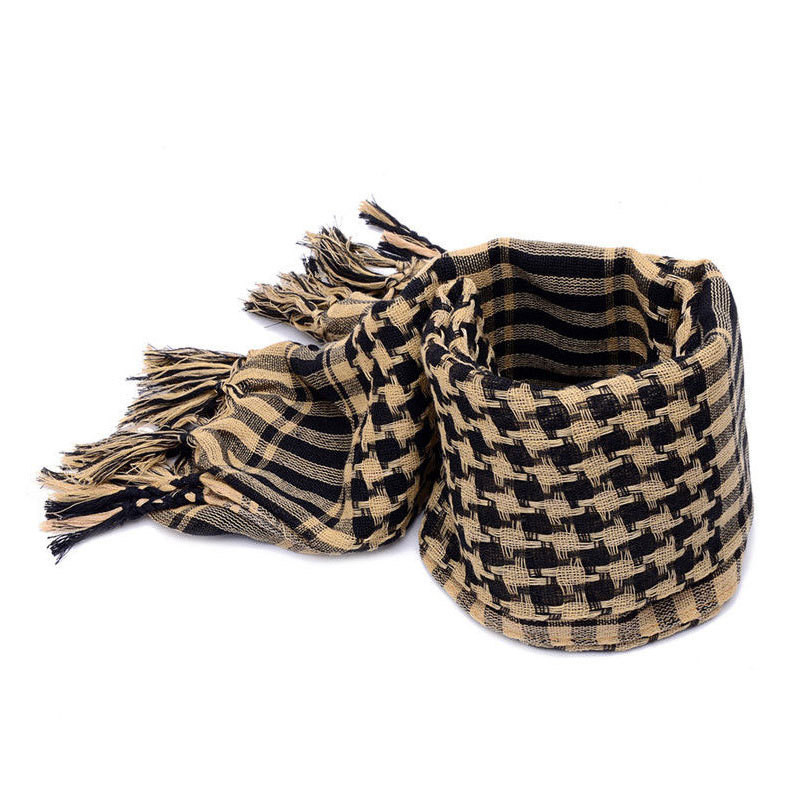 Outdoor Arabian Shemagh Tactical Accessories Multifunctional Arabian Scarf Windproof For Neck Wrapping