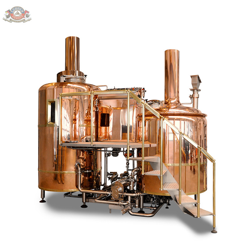 300L copper craft beer brewing equipment used for making craft beer for a small scale industry
