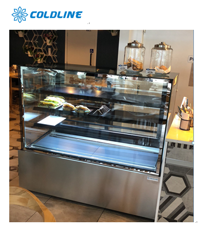 19CU.FT Refrigerated Deli Case Display Cabinets 220V 50HZ
