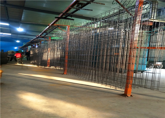 PVC Powder Spray Coating Production Line For Wire Mesh Panel Treatment