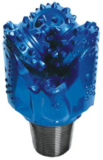 Blue 8 1/2 Inch Roller Cone Drill Bit Rubber Sealed Bearing