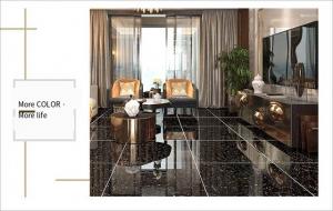 China Waterproof Glossy Porcelain Floor Tiles 600*600mm Blank And White on sale