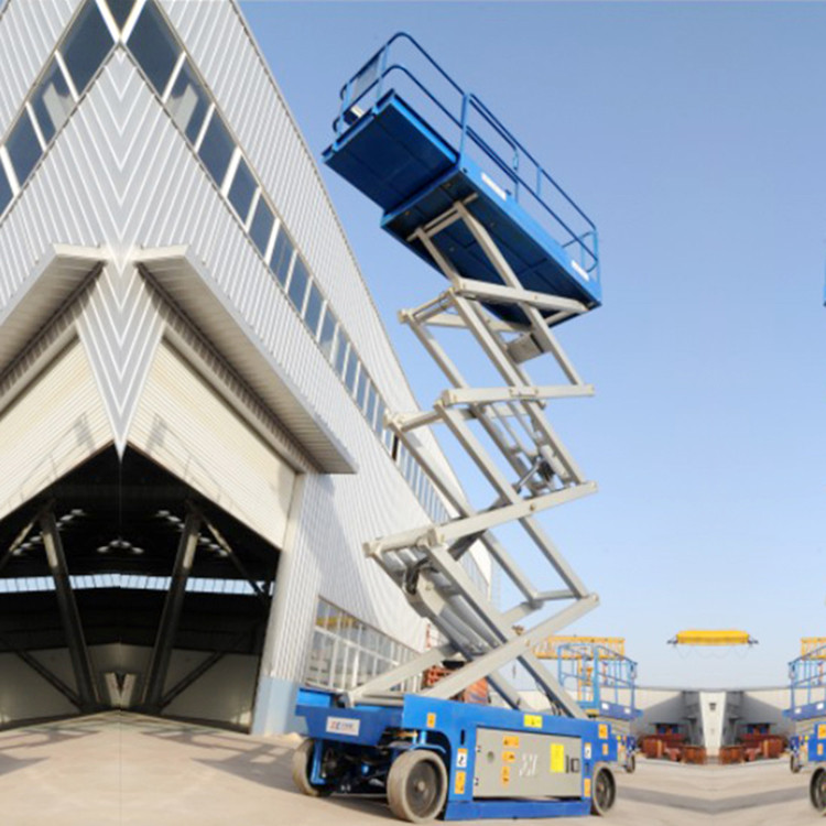 Multifunctional Mobile Scissor Lift Platform 3kw For Large Working Area