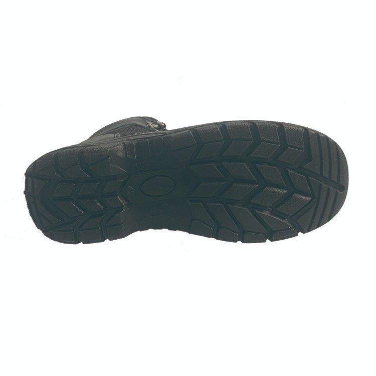CE Black Metal Eyelets Anti Slip Customized For Your Requirements SJ Safety Boots Mid Cut Work Shoes