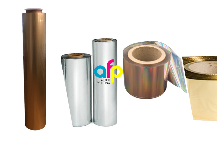 Fine Overprint Definition Cold Foil Stamping Applications Customized Reel Size And Colors