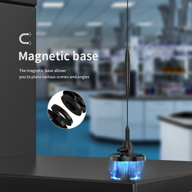 Indoor DVB-T2 Suction Cup Antenna for Maximum Power of 50W and Wide Frequency Range