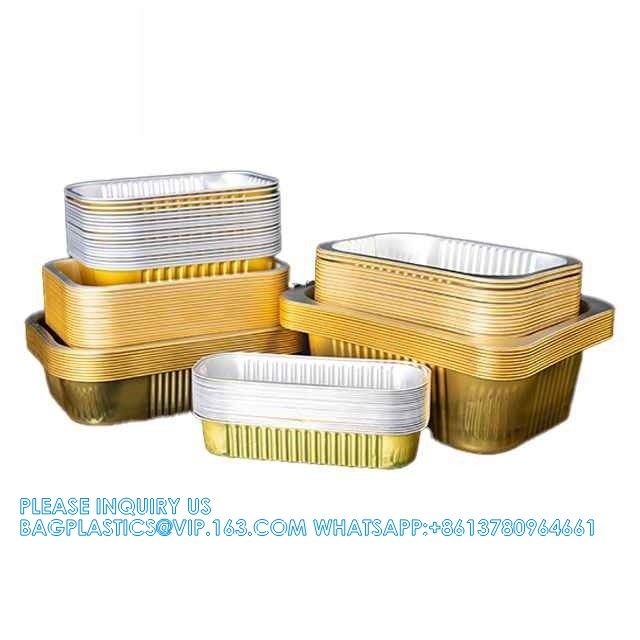 2200ml/4.85LB, Sturdy Aluminum Foil Pans With Lids For Cooking, Baking, Reheating, Freezer, Oven, Recyclable