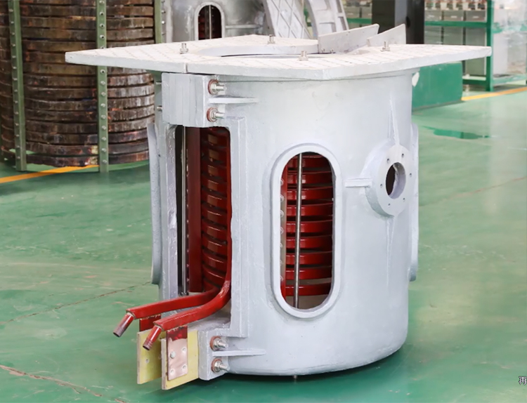 Small Foundry Production Billet Cast Iron Copper Wire Aluminum Ingots Aluminum Foil Induction Melting Furnace