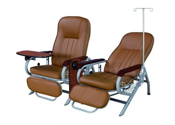 Quality Manual Hospital Furniture Chairs Transfusion Chair With Rotating Table for sale