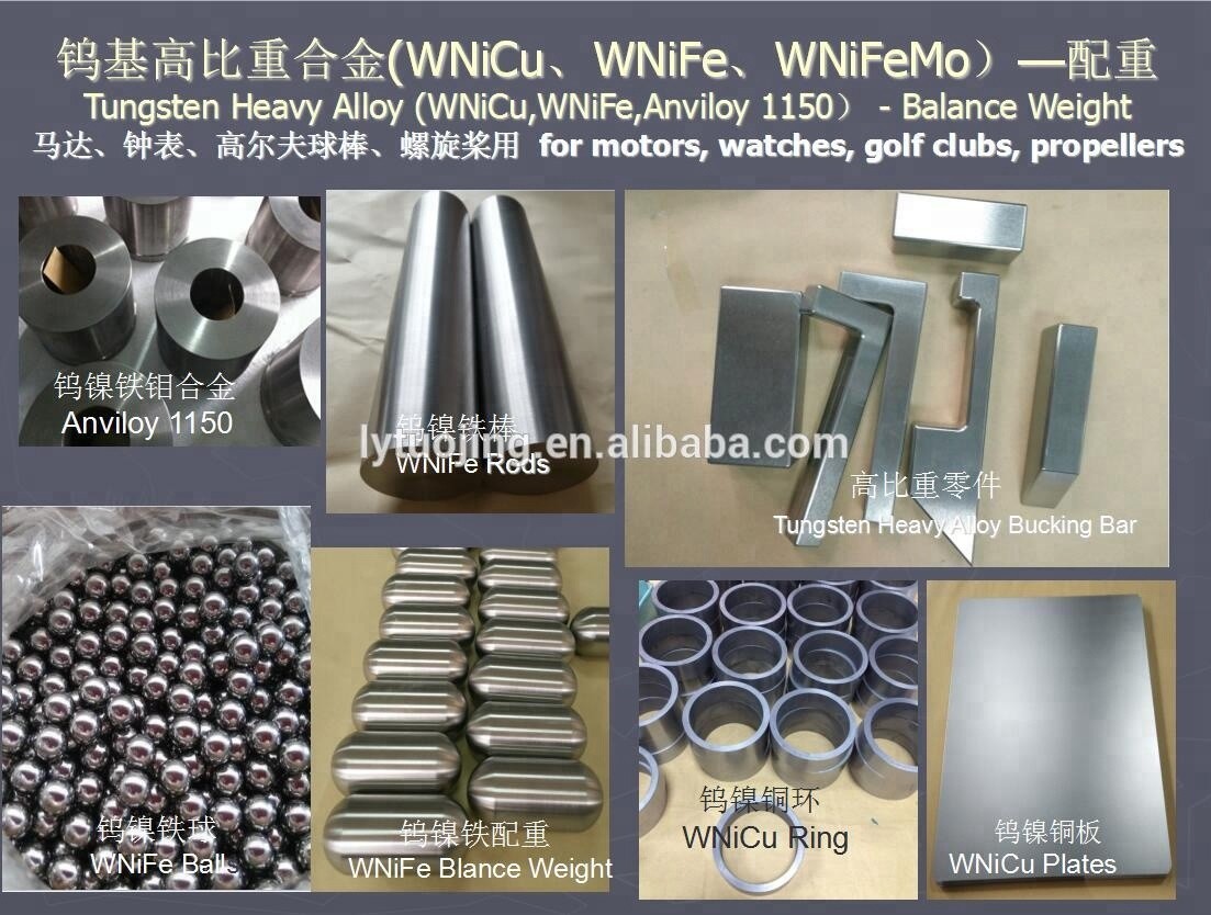 OEM Tungsten Heavy Alloy Plate