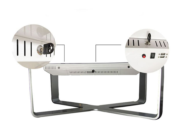 X-Shaped Touch Screen Activity Table Interactive Coffee Table Children Smart Touch Game Table