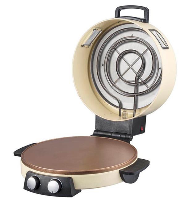 Full Metal Automatic Arabic Bread Maker Machine Red Color