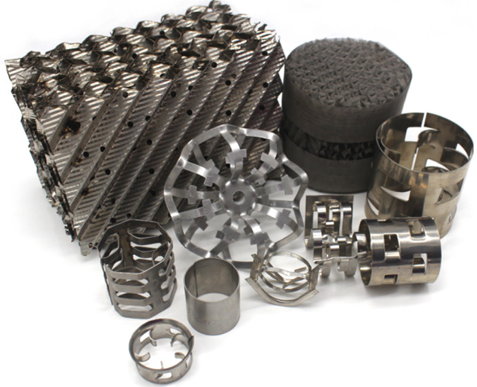 SS 316 Metal Packing Random Tower Packing for Gas-Liquid Separation 50*50mm
