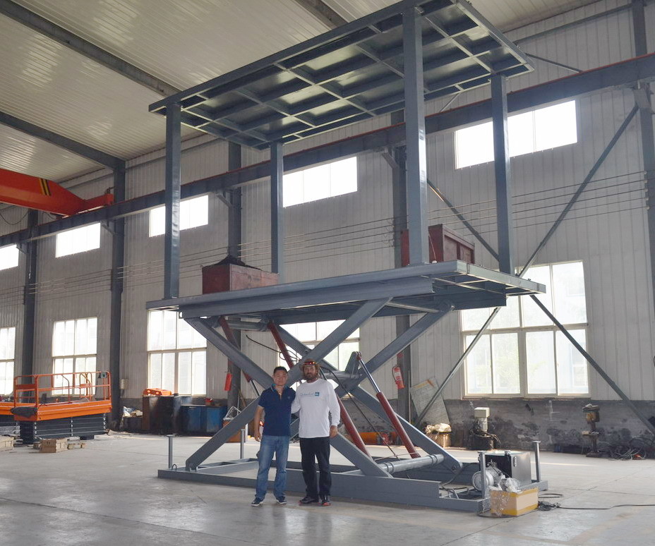 Double Deck Car Lift For Home Garage Parking With 1 Control Box And 2 Remotes