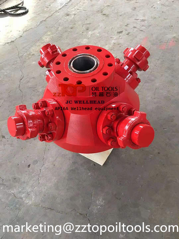 API Goat Fracturing Christmas Tree Head For Wellhead Tree