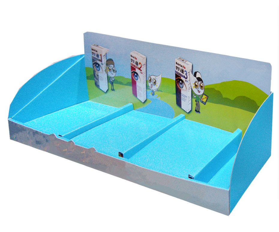 Supermarket Cardboard Display Boxes Customized Heat Insulation