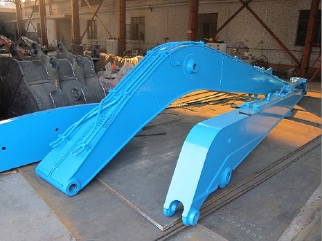 Yellow Excavator Long Reach Boom PC365 8220mm Extension