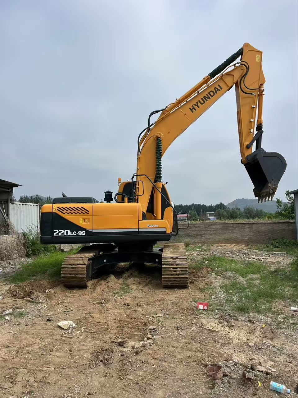 Hyundai R220LC-9S Hydraulic Crawler Excavator Second Hand 2020 Year