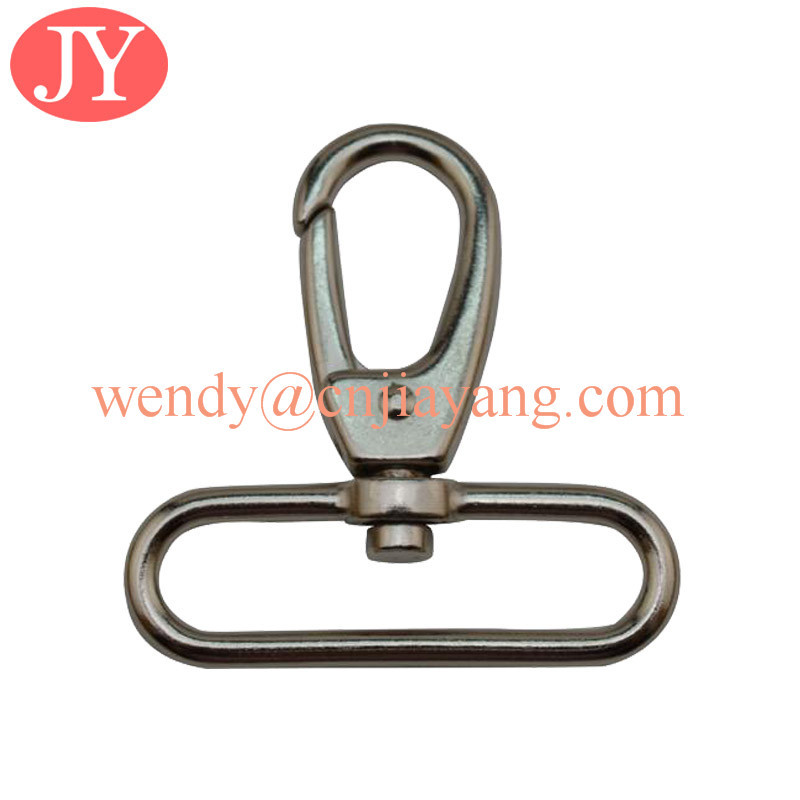 jiayang Solid Shiny Gold Metal Dog Swivel Hooks Metal Snap Hooks For Bag