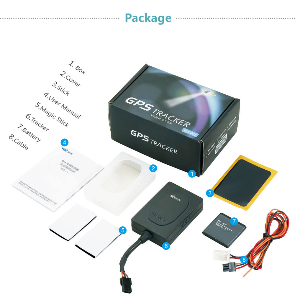 IP65 Waterproof UBLOX - 7020 GPS Tracker With ACC Detection For Electrical Bicycle