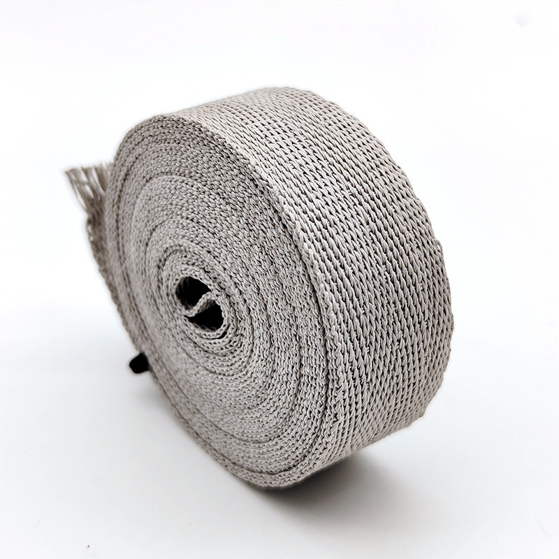 GRS Herribone Woven Paper Ribbon Roll Plain Pattern Assorted Color Solid