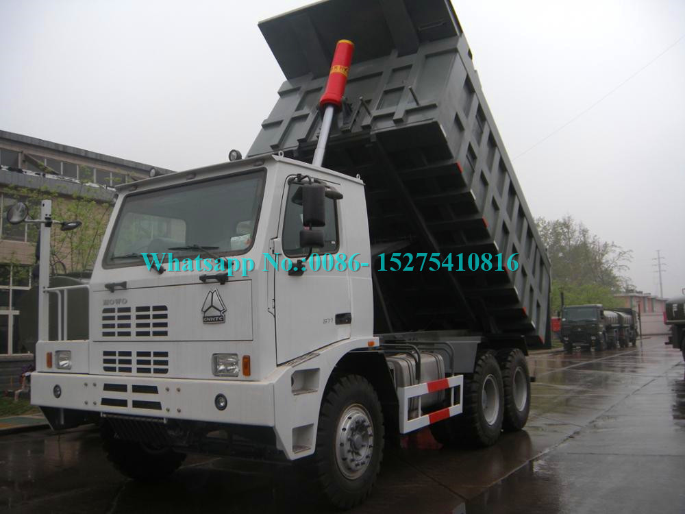 Sinotruck HOWO mining dump truck 70tons 6*4 371HP off road tipper truck ZZ5707S3840AJ
