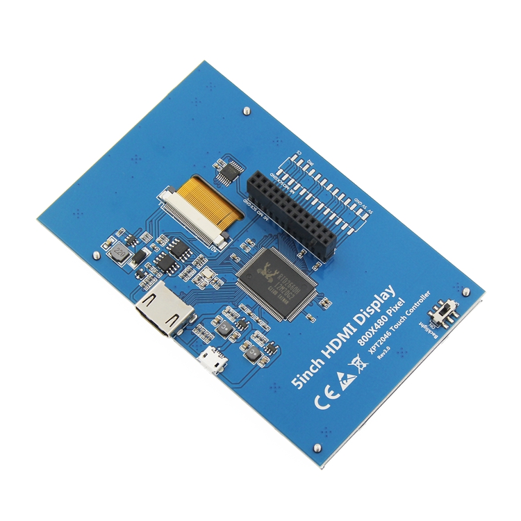 5 Inch TFT Resistive Touch Screen 800×480 Ips Vehicle Mounted