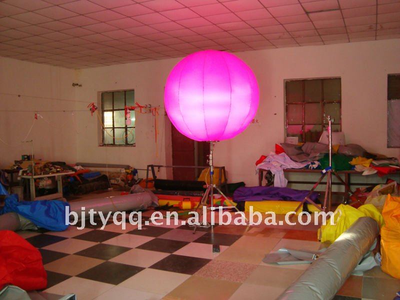 Hot Sell Color Changing LED giant Helium Balloon, Lighting inflatable balloon for advertising