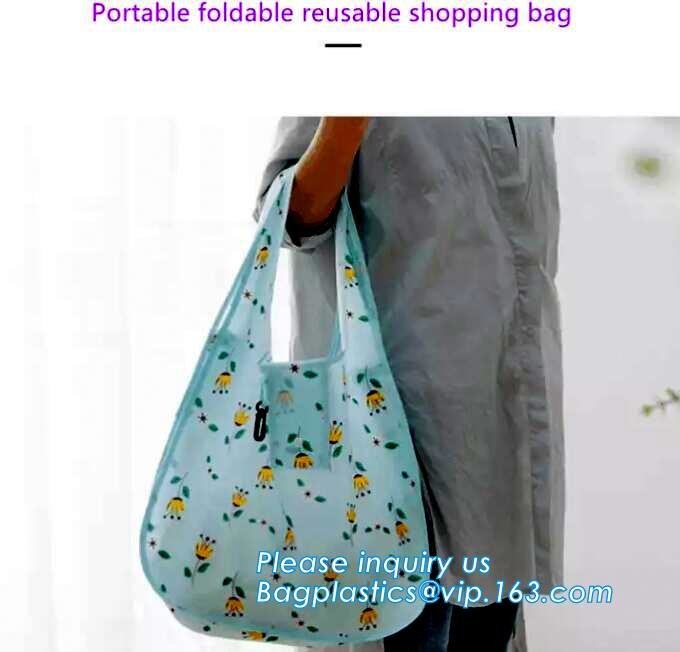 Promotion Custom Eco Friendly Sublimation Polyester Folding Shopping Bag,Promotional Sports Gym Sack Polyester Drawstrin
