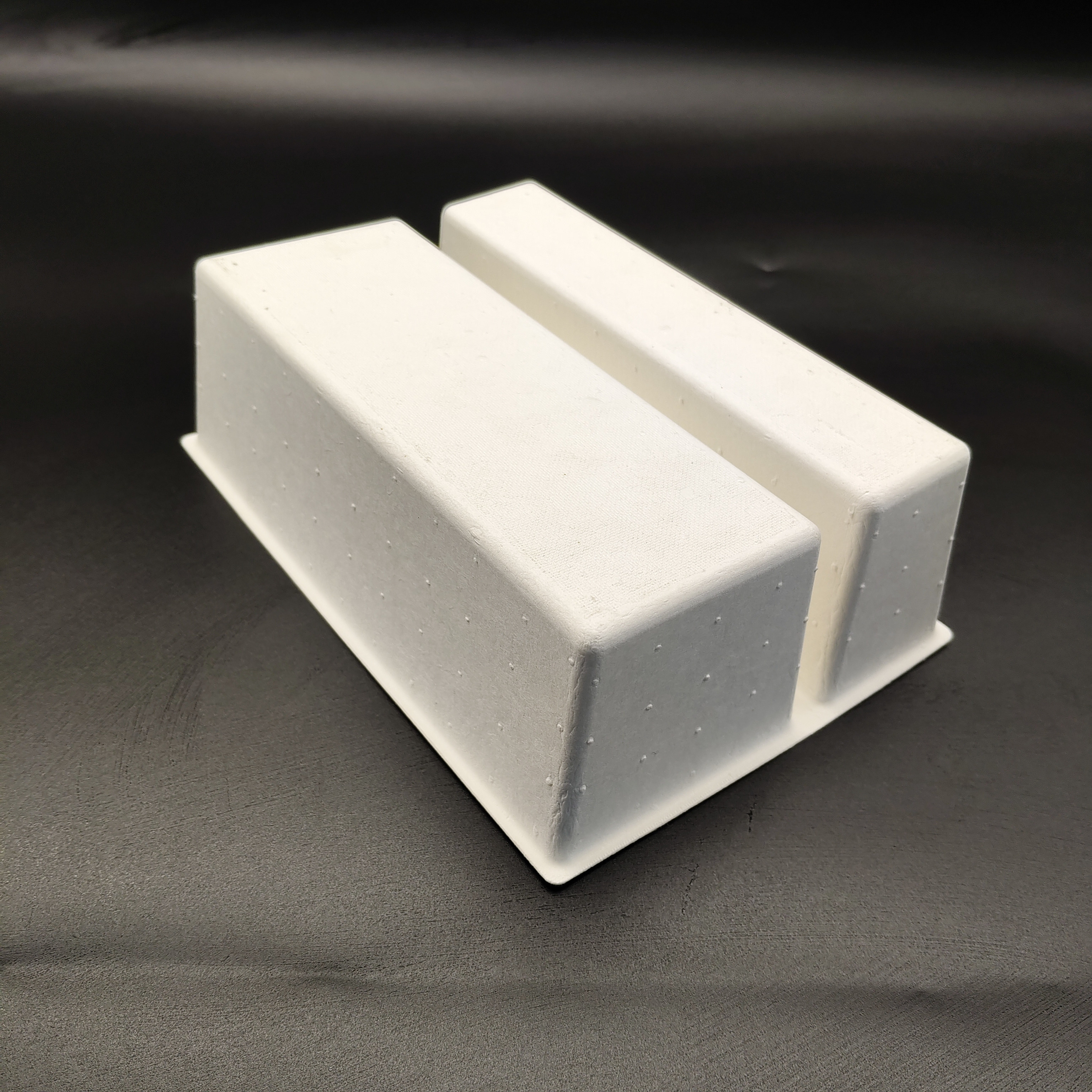 Factory-direct pulp molded eco-friendly white boxes made of plant fiber sugarcane pulp by wet pressing, suitable for electronic products, with