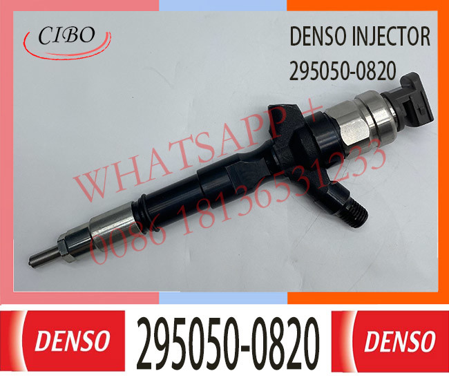 295050-0820 Common Rail Diesel Fuel Injector 23670-39385 23670-30380 For Toyota Dyna 1KD