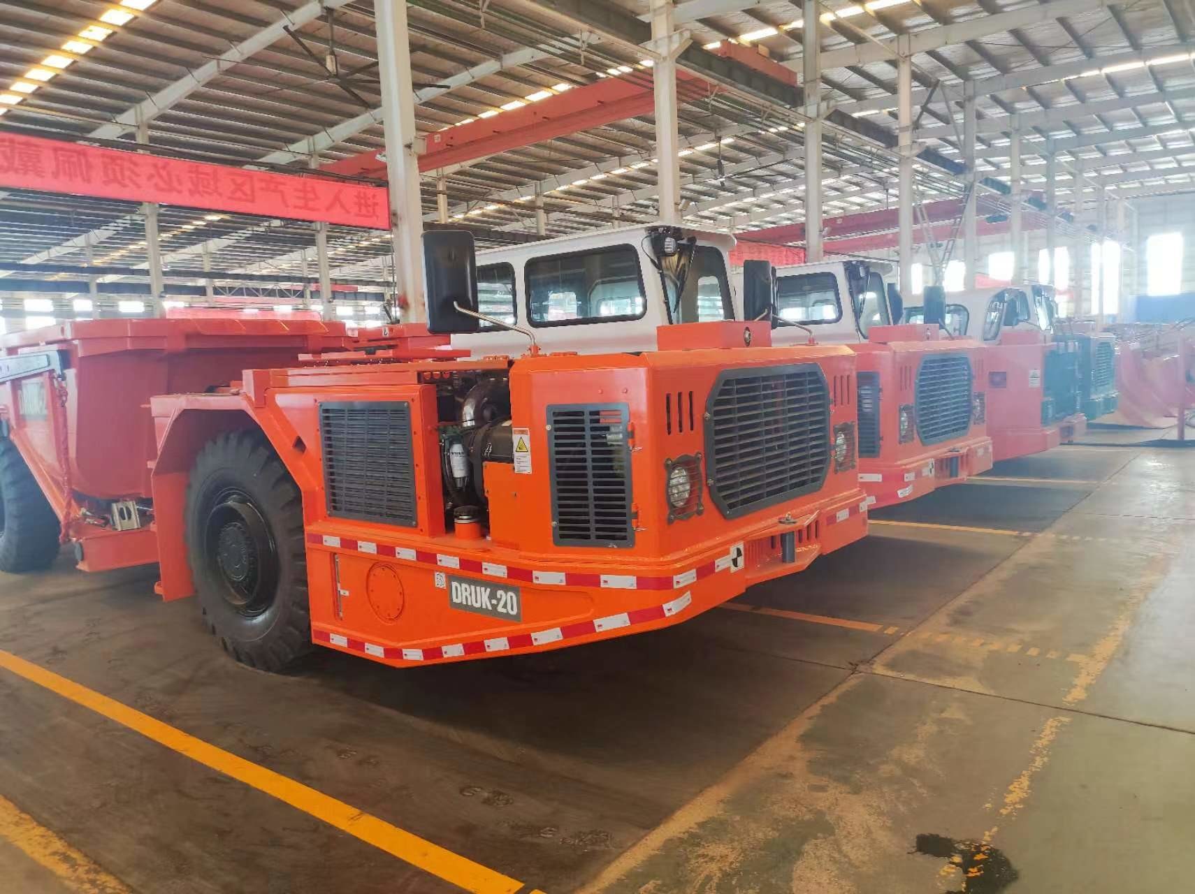 20 Rated Loading Capacity Underground Dump Truck Dumper With VOLVO Engine High Power