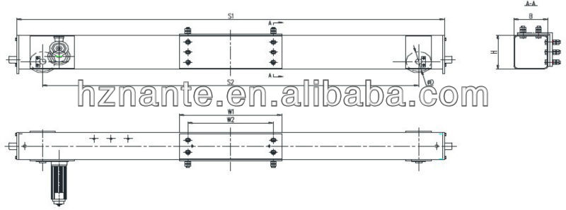 Bridge Crane End Trucks Welding Customization Independently Driven