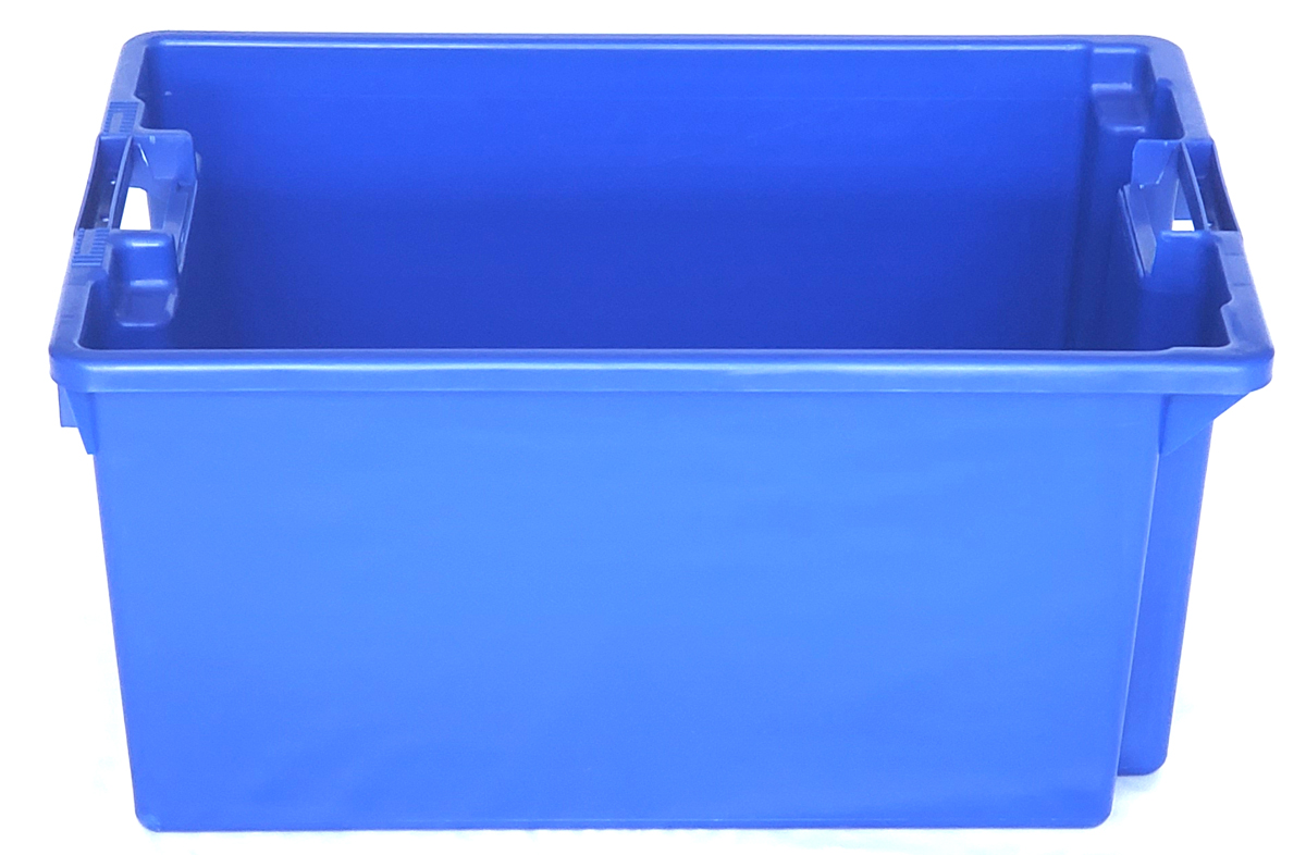 Logistics Stack Nestable HDPE Plastic Crate Recycled Home Office Hotel Restaurant Car Bar