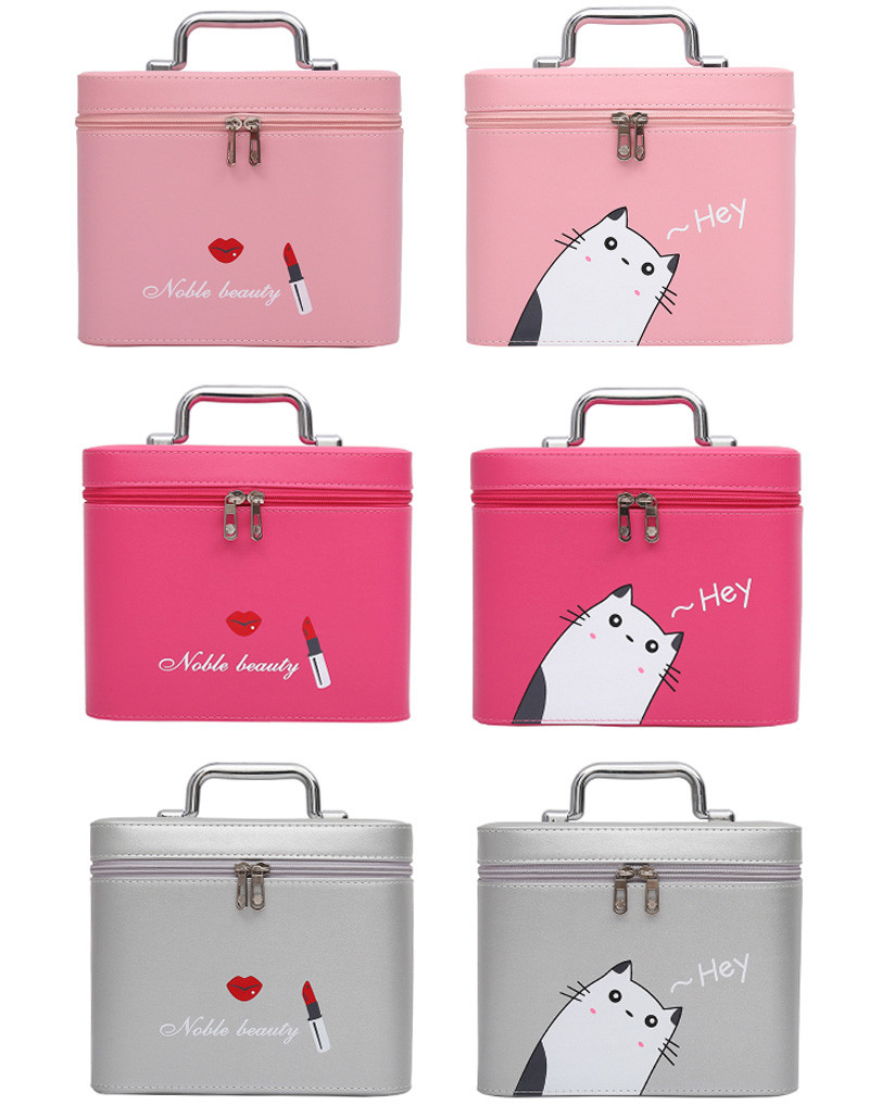 Large Capacity Multifunctional Women PU Make Up Bag