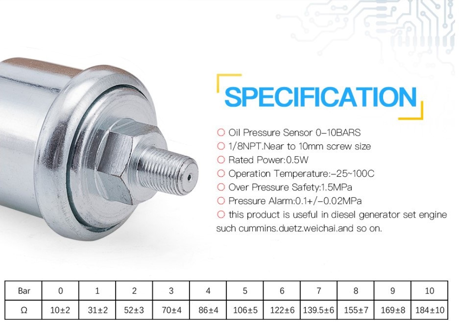 oil pressure sensor