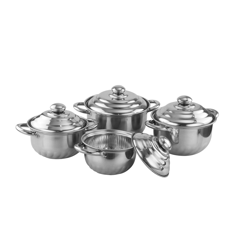 Restaurant SS410 Kitchen Soup Pots 16cm 18cm 20cm 22cm