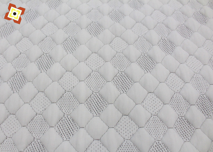 Air Layer Elastic Mattress Quilting Fabric Jacquard Grey Bamboo Fiber Mattress Pillow Fabric