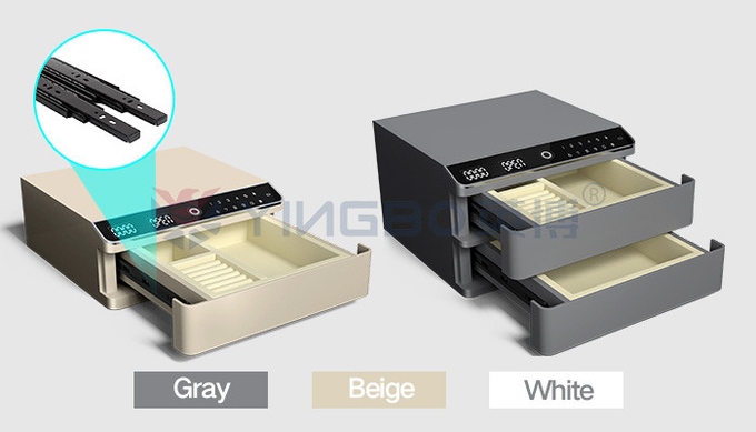Fingerprint Lock Voice Guide Steel Luxury Best Home Jewelry Safe Auto Open