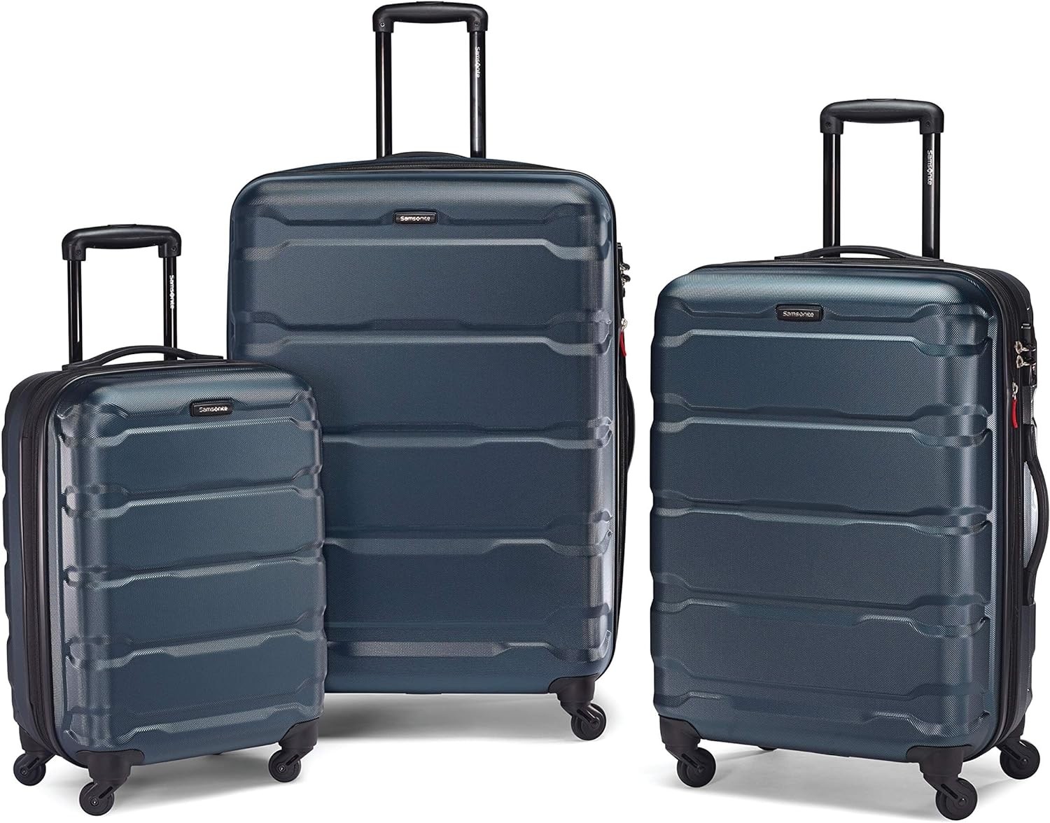 Omni PC Hardside Expandable Luggage with Spinner Wheels, Carry-On 20-Inch, Teal