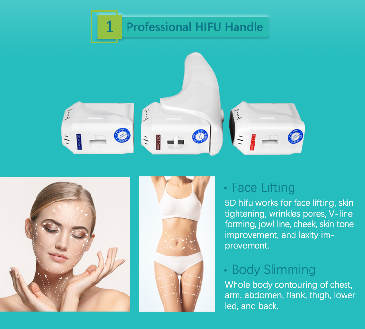 Skin Tightening HIFU Slimming Machine Professional 9D For Face Body