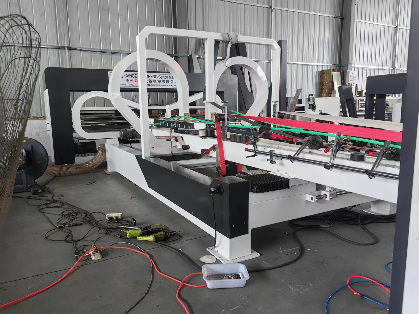 Full Automatic Carton Folder Gluer Machine for Fast and Accurate Spot Product Packaging