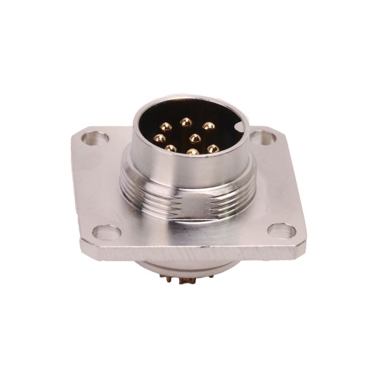 M16 8 Pin AISG Waterproof Connector Solder Locking IP67 For Automotive